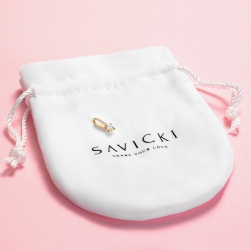 Zawieszka Share Your Love: złota, diament